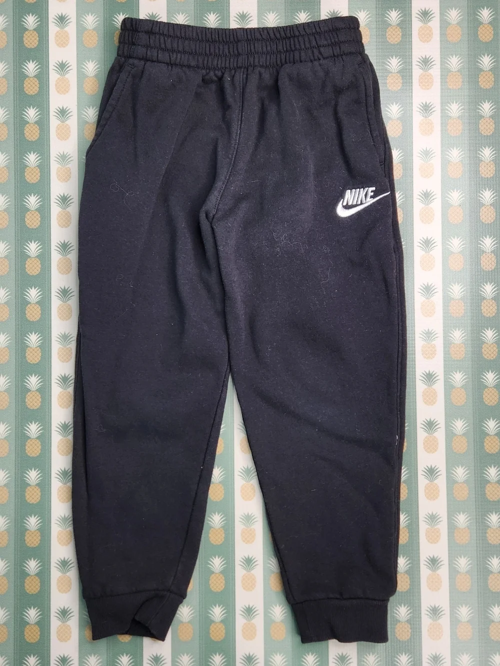 Nike Black Joggers & Red Athletic Shorts Kids Set